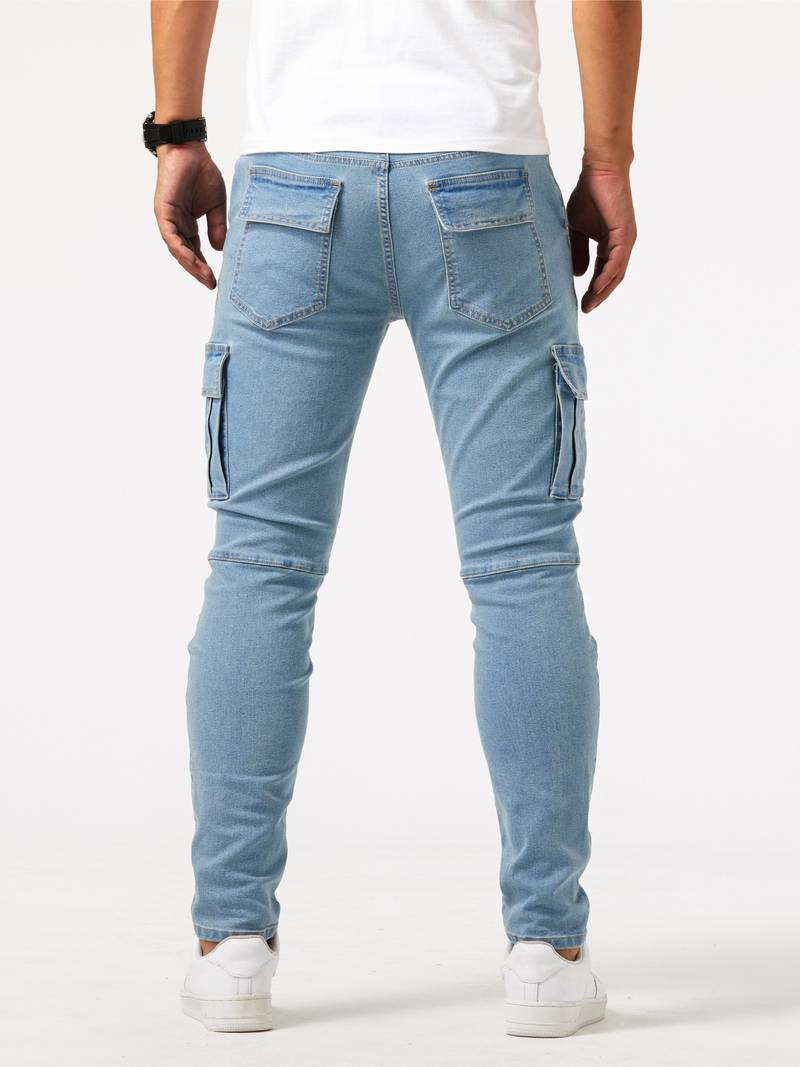 Dean – slim-fit-cargos für herren