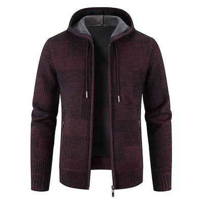 CALVINA - Stylischer Zipper-Pullover für Herren (italienisches Design)