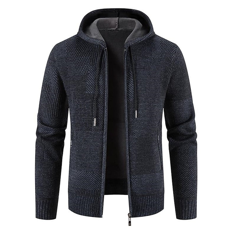 CALVINA - Stylischer Zipper-Pullover für Herren (italienisches Design)