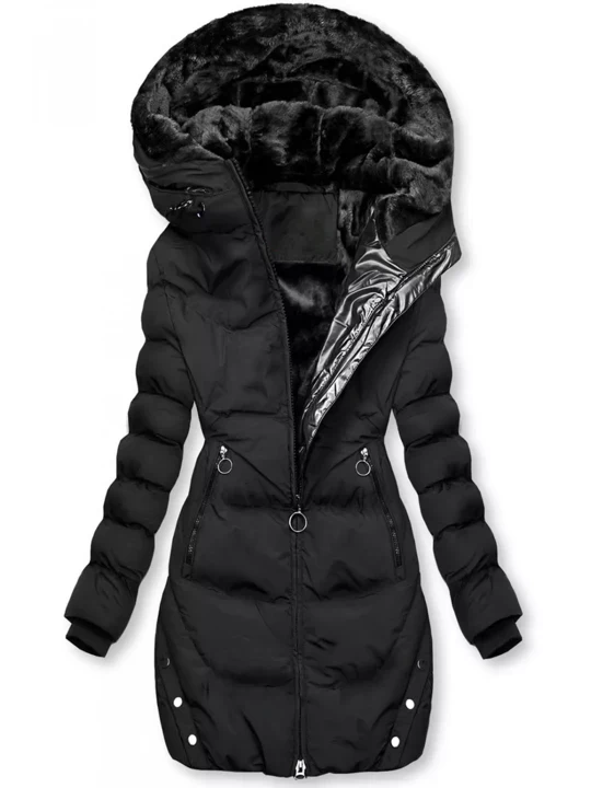 Gefütterte winterjacke für frauen