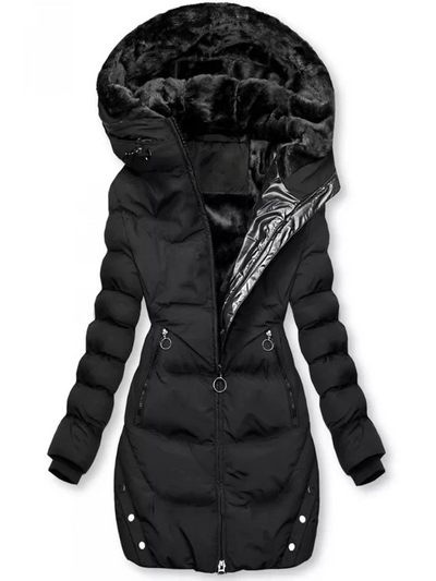 Gefütterte winterjacke für frauen