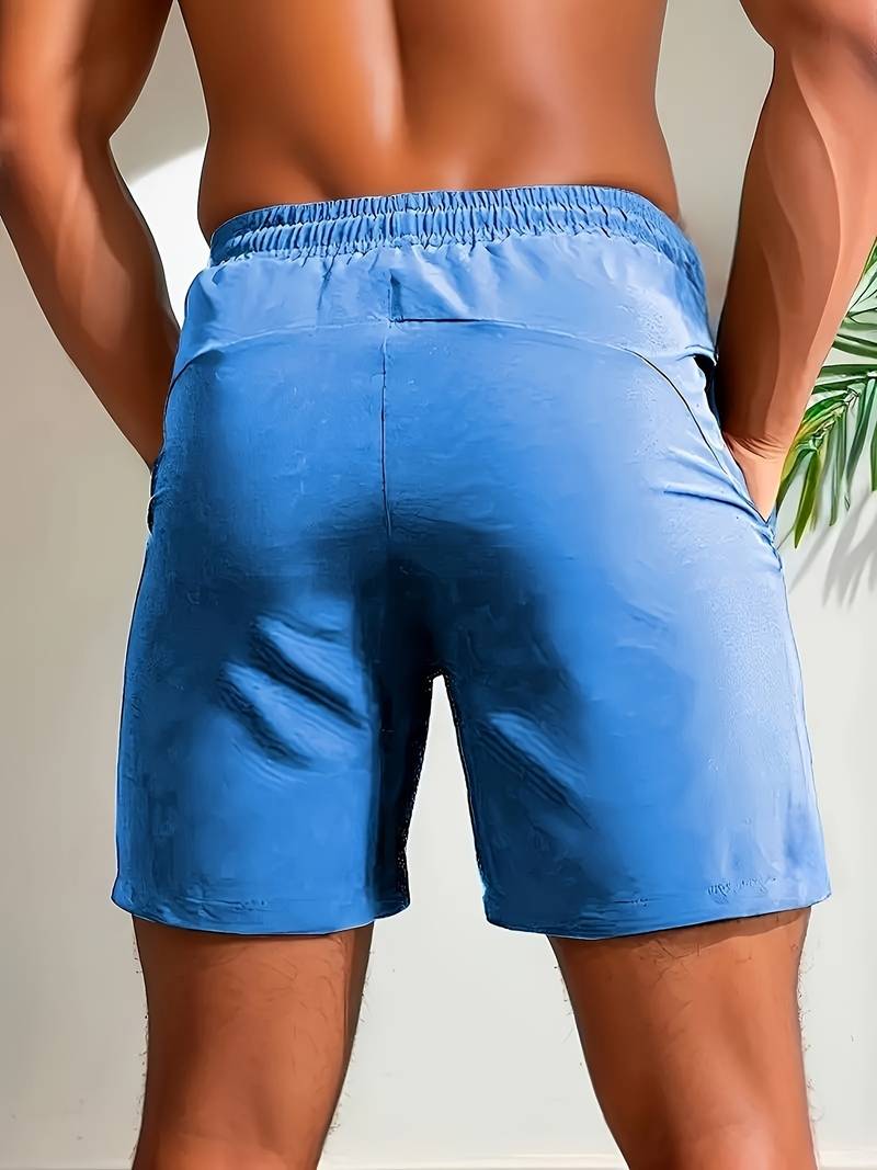 Andrew – sportshorts mit kordelzug und reißverschlusstaschen