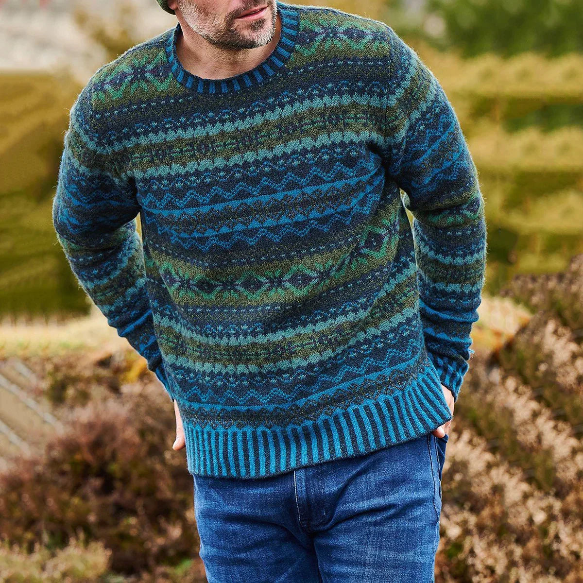 Daniel - pullover mit rundhalsausschnitt (unisex)