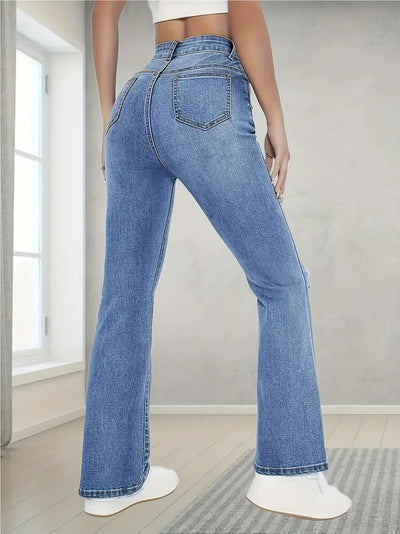 Charlotte – elegante straight-jeans für den frühling