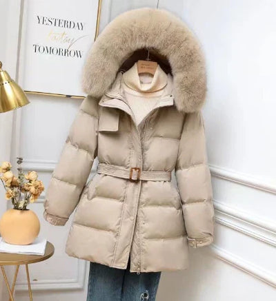 Corly - winterjacke mit abnehmbarer kapuze