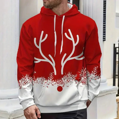 Egor - stylischer weihnachts-kapuzenpullover für männer