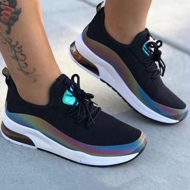 Damenschuhe Regenbogen