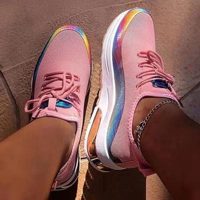 Damenschuhe Regenbogen