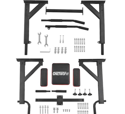 Klimmzugstange + Dip/Crunch Station 2in1