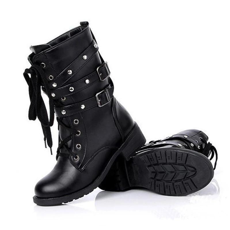 Stiefeletten Damen Punky