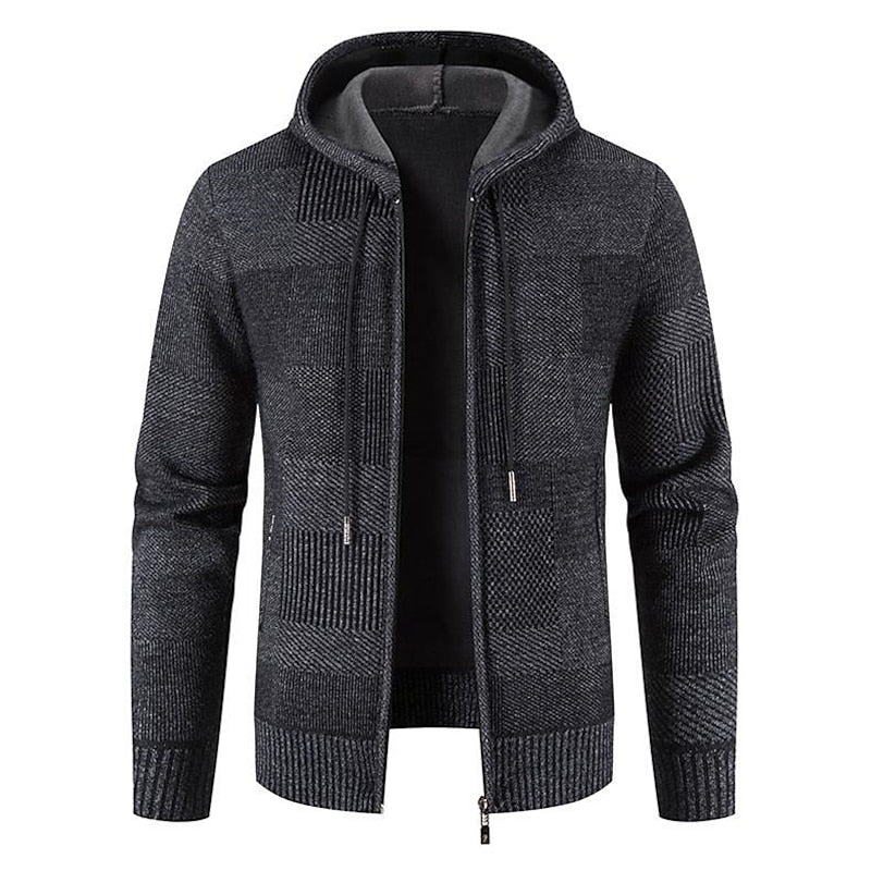 CALVINA - Stylischer Zipper-Pullover für Herren (italienisches Design)