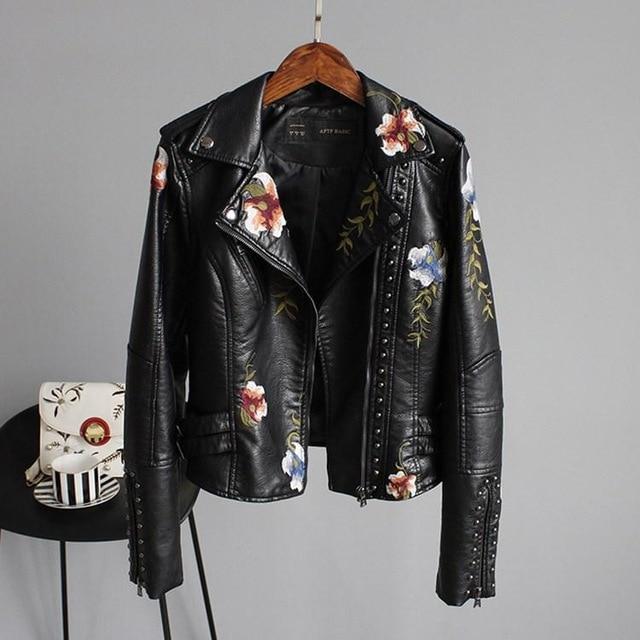 Floralyn-lederjacke